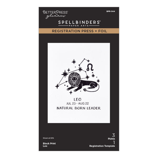 Block Print Leo Registration Press + Foil Plate