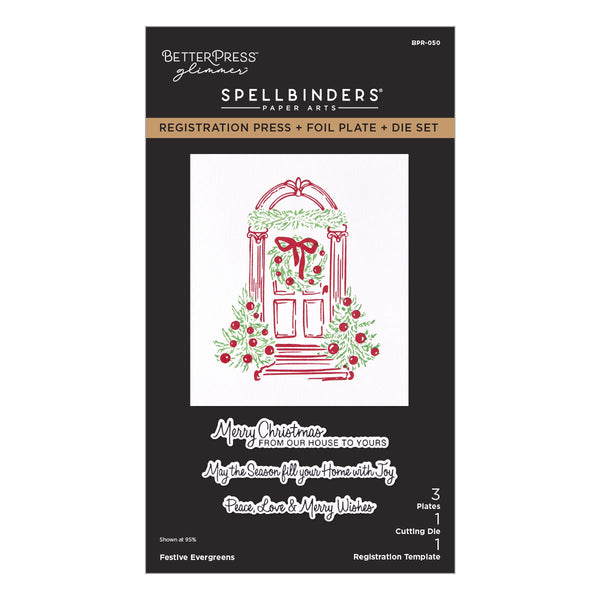 Festive Evergreens Registration Press + Foil Plate & Die Set - 9/23 Consumer Launch