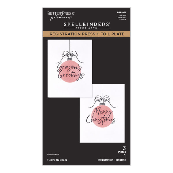 Tied with Cheer Registration Press + Foil Plates - 9/23 Consumer Launch