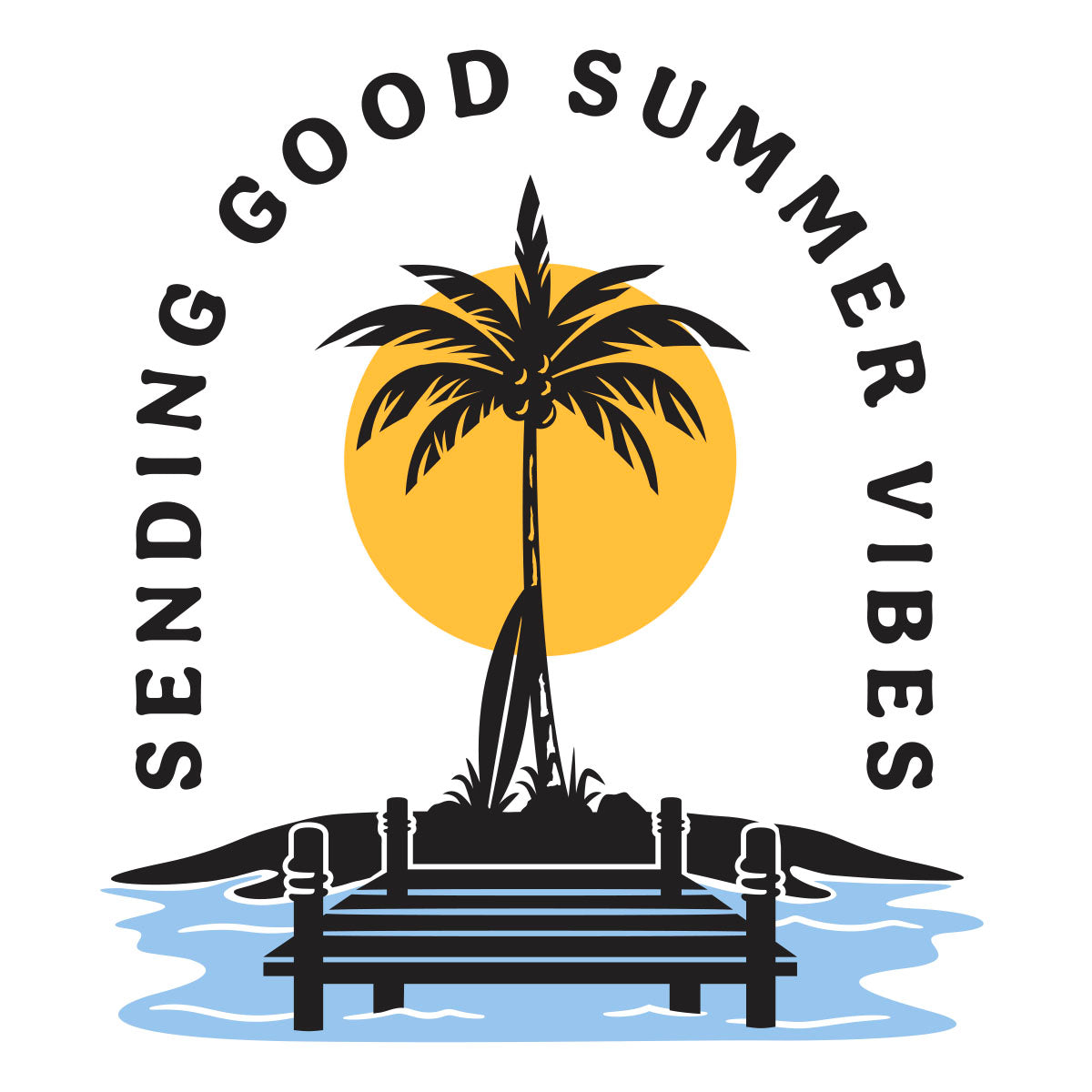 Summer Vibes Press Plates - BetterPress Society June 2024
