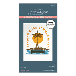 Summer Vibes Press Plates - BetterPress Society June 2024