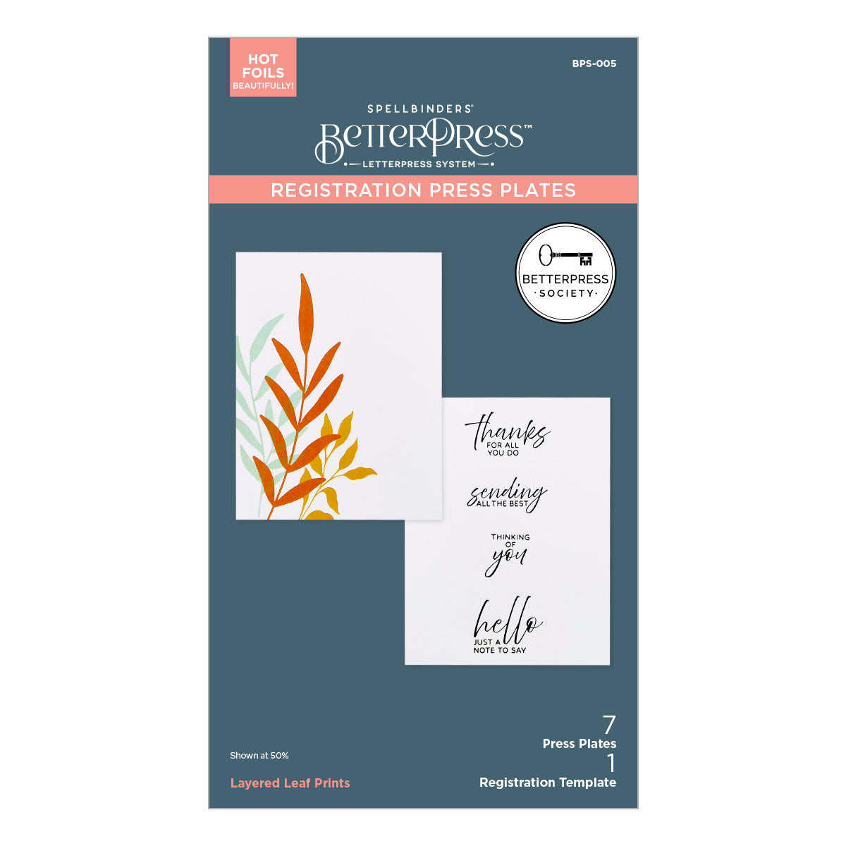 Layered Leaf Press Plates - BetterPress Society August 2024