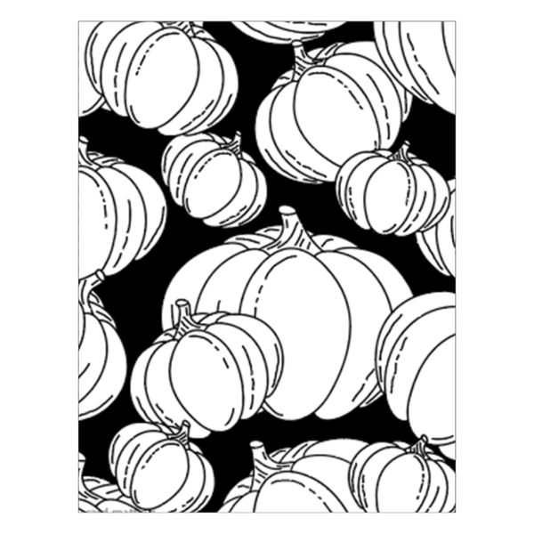 Raining Pumpkins Press Plate - BetterPress Society September 2024