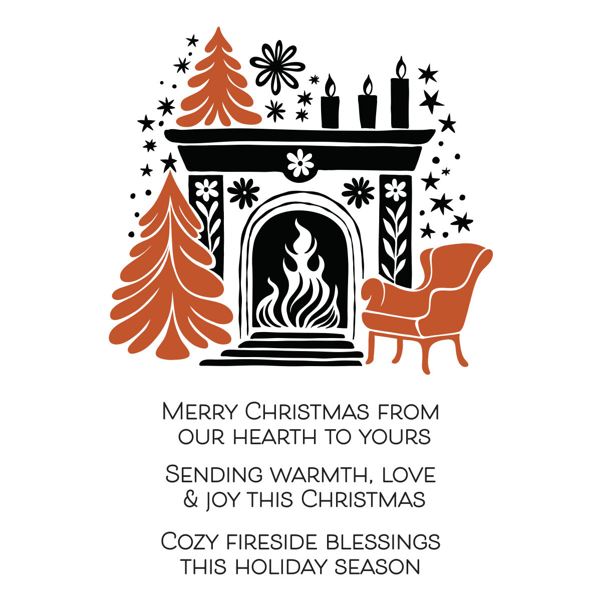 Cozy Fireplace Press Plates - BetterPress Society October 2024