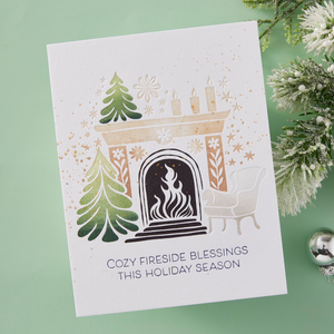 Cozy Fireplace Press Plates - BetterPress Society October 2024