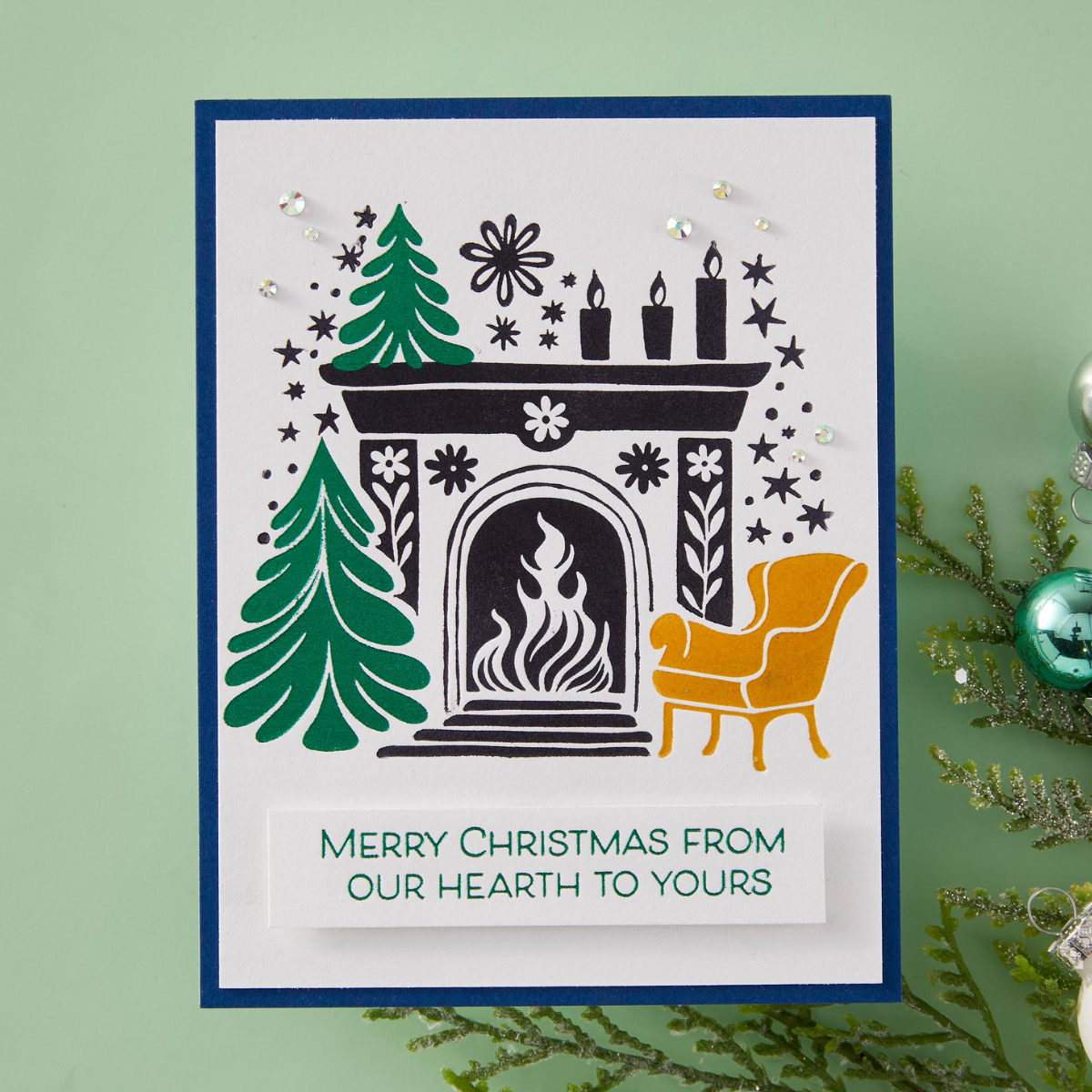 Cozy Fireplace Press Plates - BetterPress Society October 2024