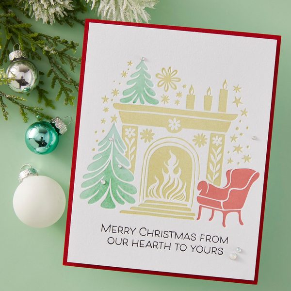 Cozy Fireplace Press Plates - BetterPress Society October 2024