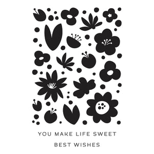 Sweet Life Floral Press Plates - BetterPress Society March 2025