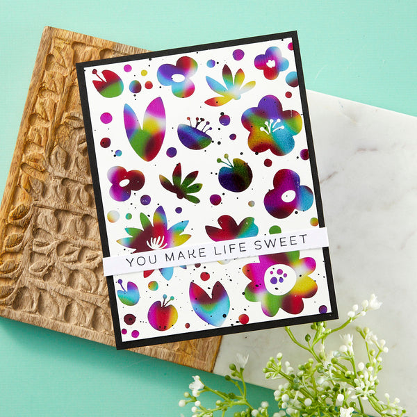 Sweet Life Floral Press Plates - BetterPress Society March 2025
