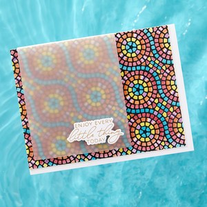 Mosaic Path Layered Stencil - BetterPress Society May 2025 Add-On
