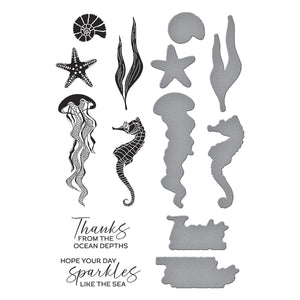 Sea Friends Press Plate & Die Set - BetterPress Society June 2025