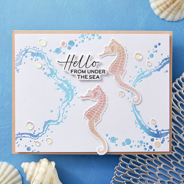 Sea Friends Press Plate & Die Set - BetterPress Society June 2025