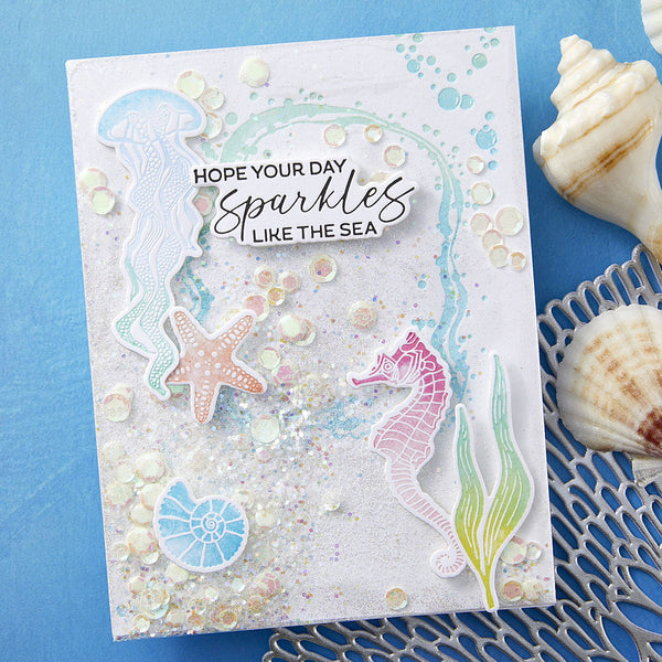 Sea Friends Press Plate & Die Set - BetterPress Society June 2025