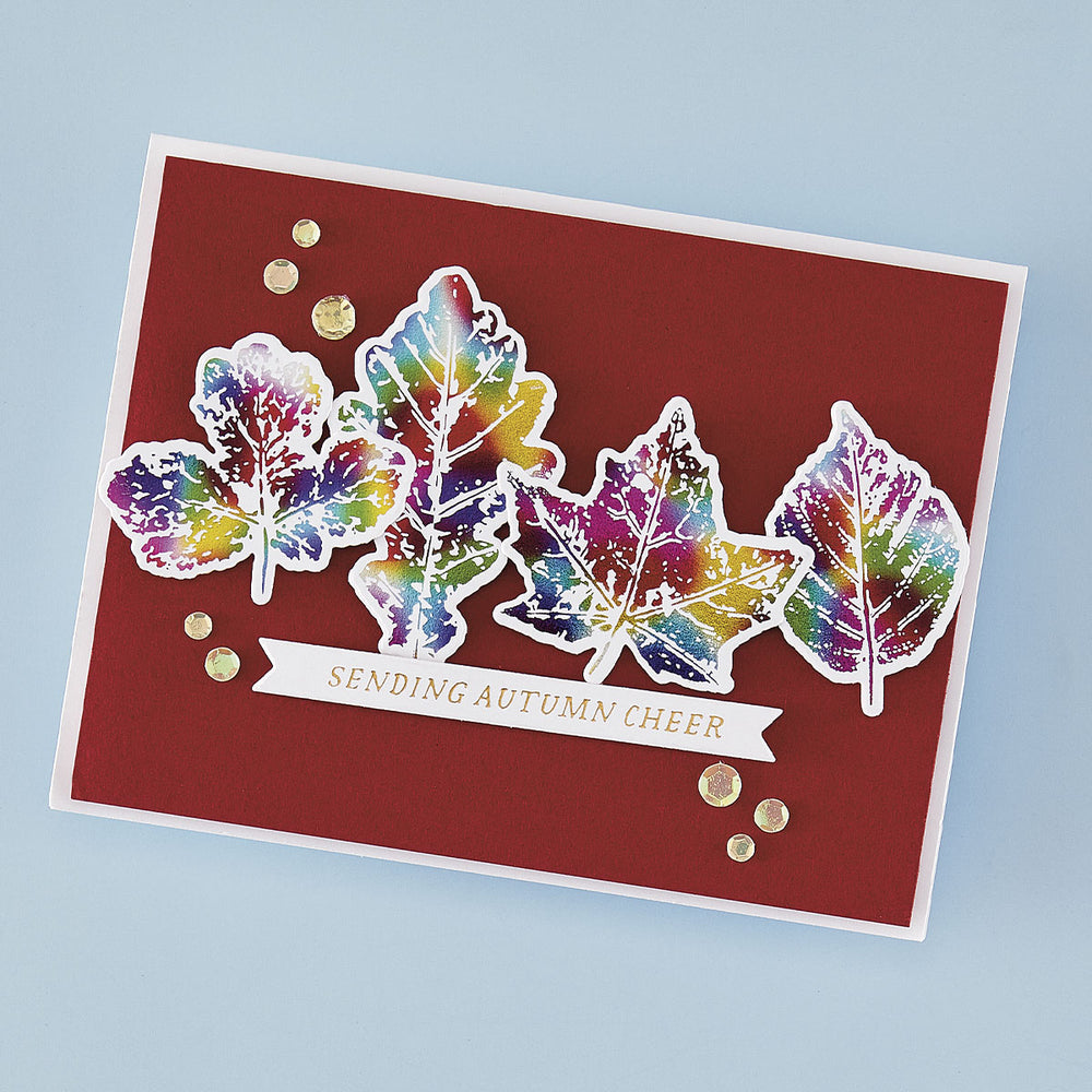 Autumn Cheer Press Plate & Die Set - BetterPress Society September 2025