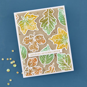 Autumn Cheer Press Plate & Die Set - BetterPress Society September 2025
