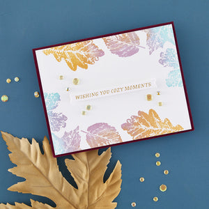 Autumn Cheer Press Plate & Die Set - BetterPress Society September 2025