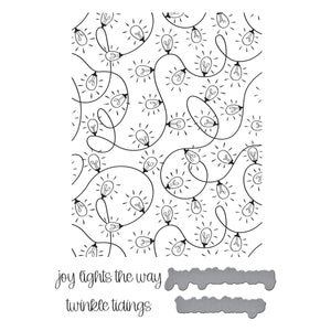 Twinkle Tidings Press Plate & Die Set - BetterPress Society October 2025