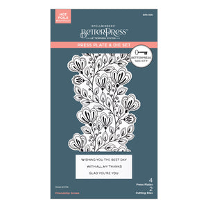 Friendship Grows Press Plate & Die Set - BetterPress Society November 2025