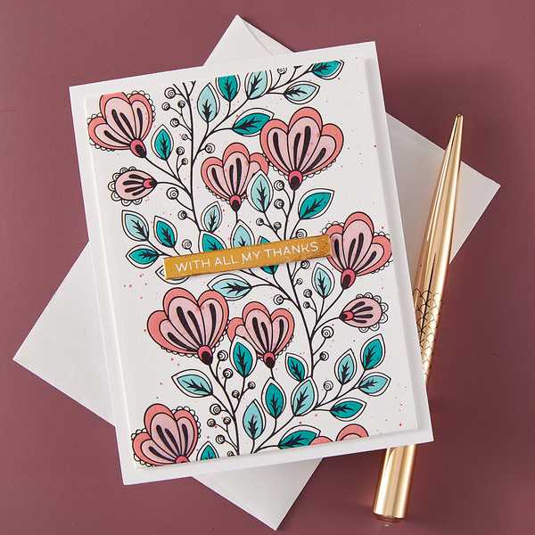 Friendship Grows Press Plate & Die Set - BetterPress Society November 2025