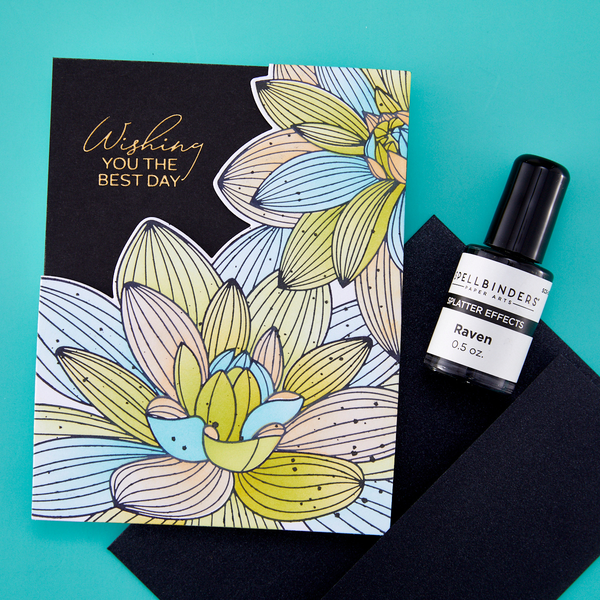 Layered Golden Bloom Stencil - BetterPress Society January 2026 Add-On