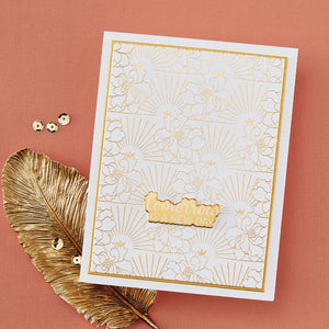 Radiant Blooms Press Plate & Die Set - BetterPress Society February 2026