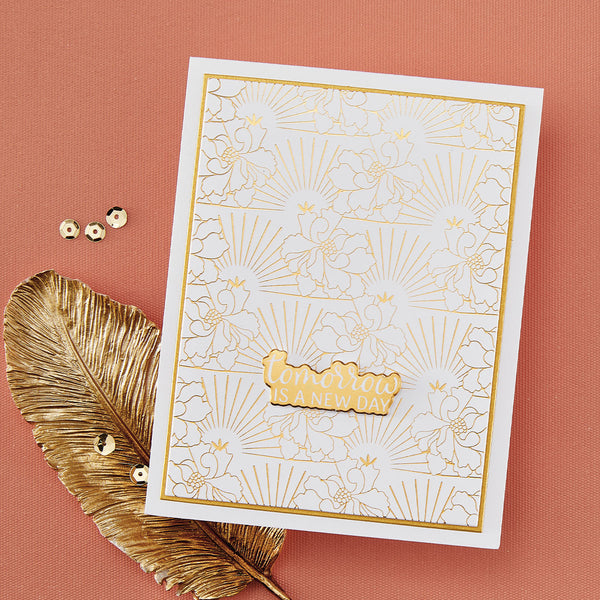 Radiant Blooms Press Plate & Die Set - BetterPress Society February 2026
