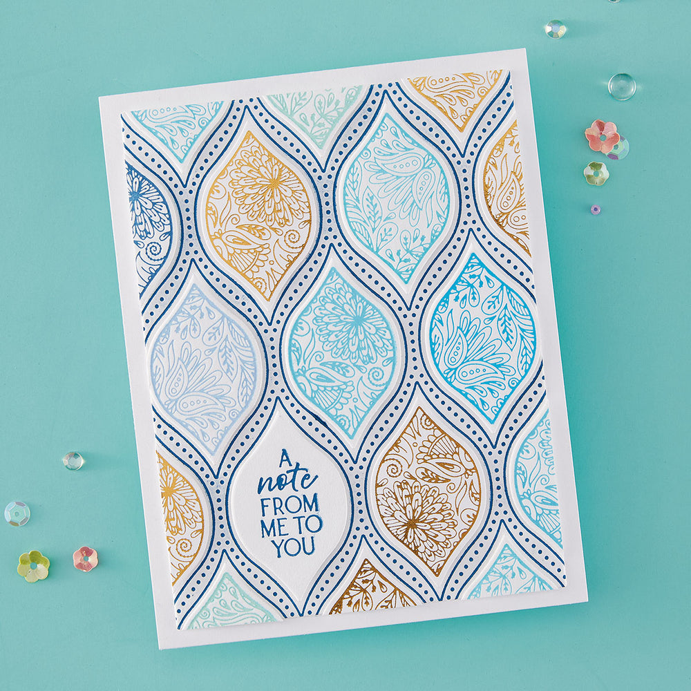 Teardrop Mosaic Press Plate & Die Set - BetterPress Society March 2026