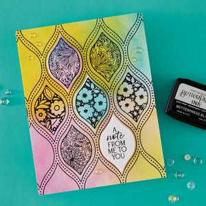 Teardrop Mosaic Press Plate & Die Set - BetterPress Society March 2026