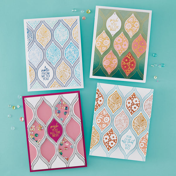 Teardrop Mosaic Press Plate & Die Set - BetterPress Society March 2026