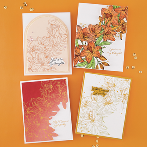 Cascading Lilies Press Plate & Die Set - BetterPress Society April 2026