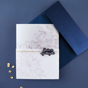 Cascading Lilies Press Plate & Die Set - BetterPress Society April 2026