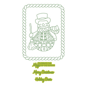 Snowman Wishes Press Plates + Free Gift Dies - BetterPress Society July 2026