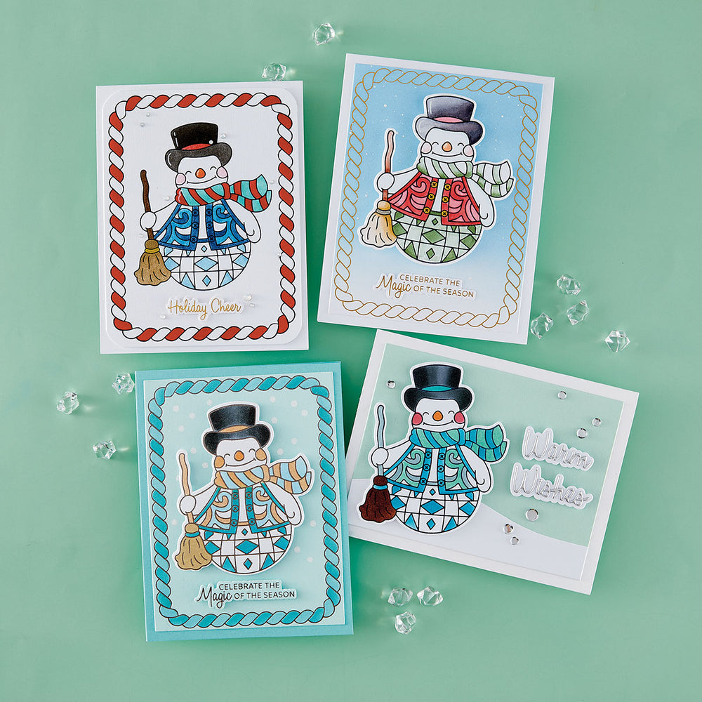 Snowman Wishes Press Plates + Free Gift Dies - BetterPress Society July 2026