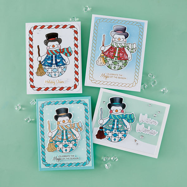 Snowman Wishes Press Plates + Free Gift Dies - BetterPress Society July 2026