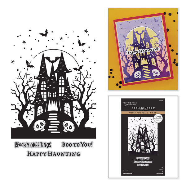 Haunted Hollow Press Plate & Die Set - BetterPress Society August 2026