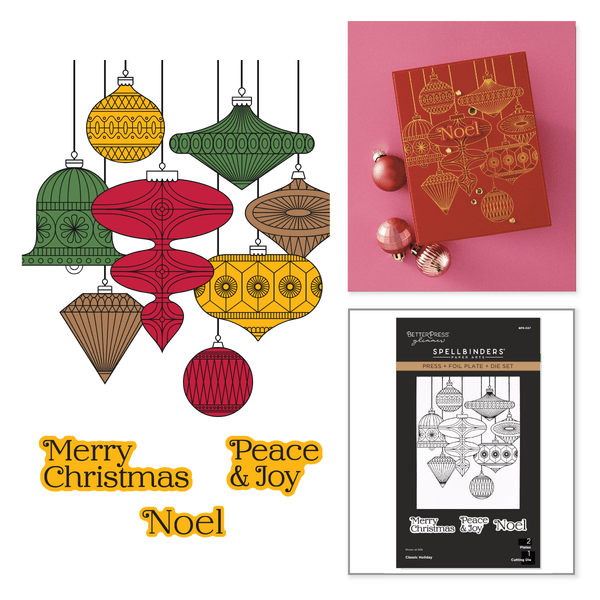 Classic Holiday Press Plate & Die Set - BetterPress Society October 2026
