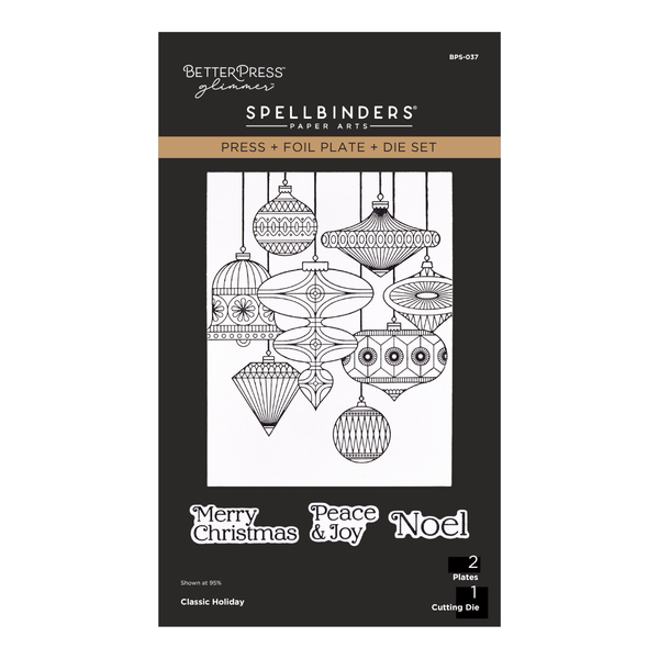 Classic Holiday Press Plate & Die Set - BetterPress Society October 2026