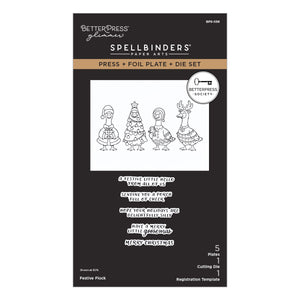 Festive Flock Press Plate & Die Set - BetterPress Society November 2026