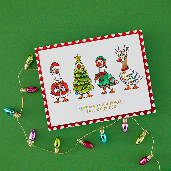 Festive Flock Press Plate & Die Set - BetterPress Society November 2026