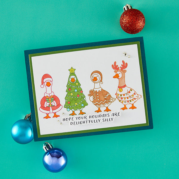 Festive Flock Press Plate & Die Set - BetterPress Society November 2026