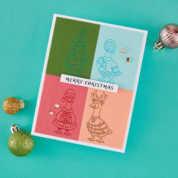 Festive Flock Press Plate & Die Set - BetterPress Society November 2026