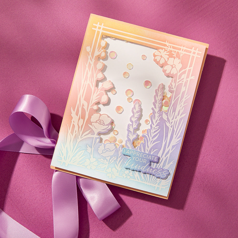 Bloom With Happiness Press Plate & Die Set - BetterPress Society February 2025