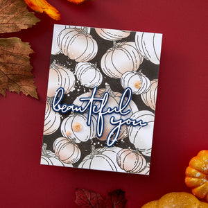 Raining Pumpkins Press Plate - BetterPress Society September 2024