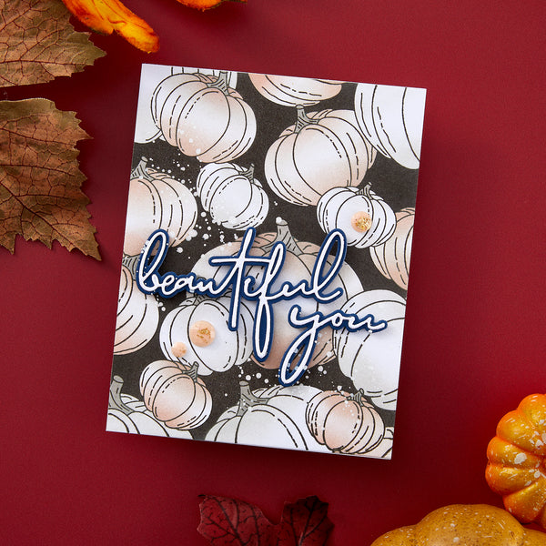 Raining Pumpkins Press Plate - BetterPress Society September 2024