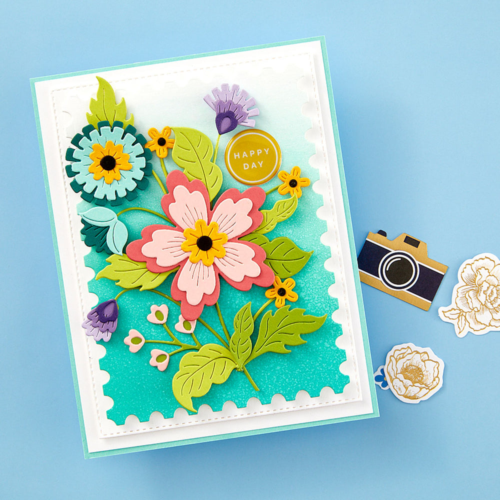 Nested Postage Labels & Tag Etched Dies from the Bayfair Collection