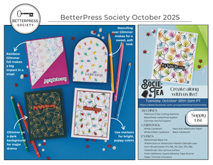 Twinkle Tidings Press Plate & Die Set - BetterPress Society October 2025