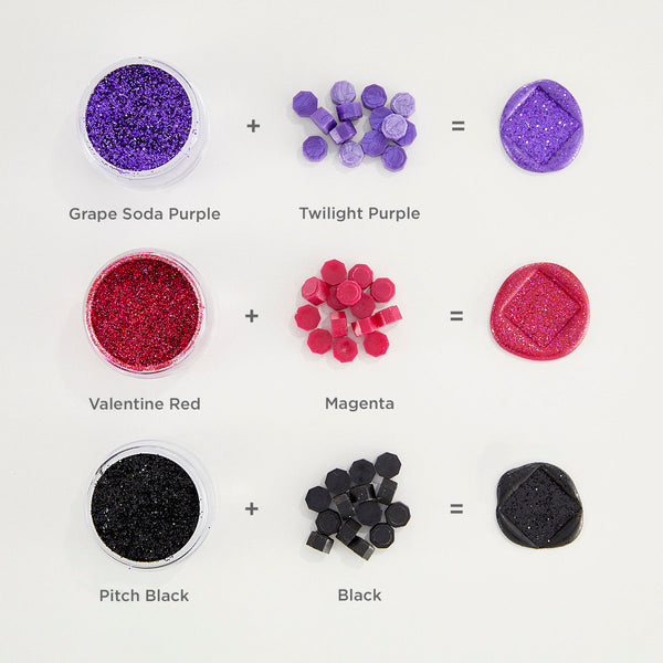 Twilight Purple Wax Beads from the Sealed by Spellbinders Collection