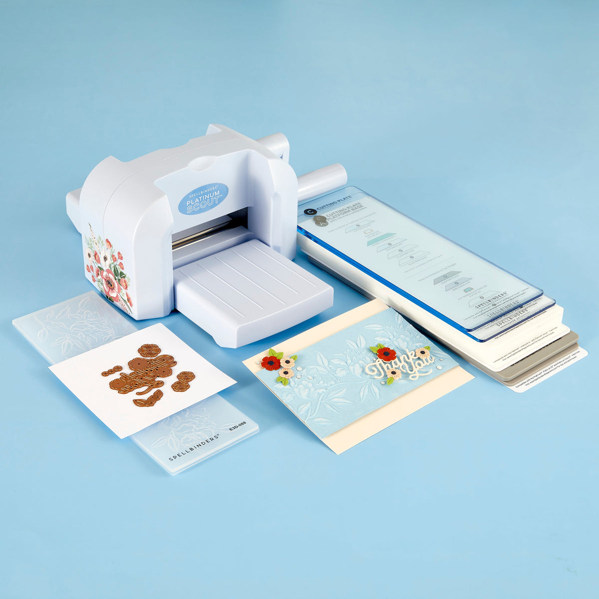 Platinum Scout Blue Mist Die Cutting Machine Spellbinders