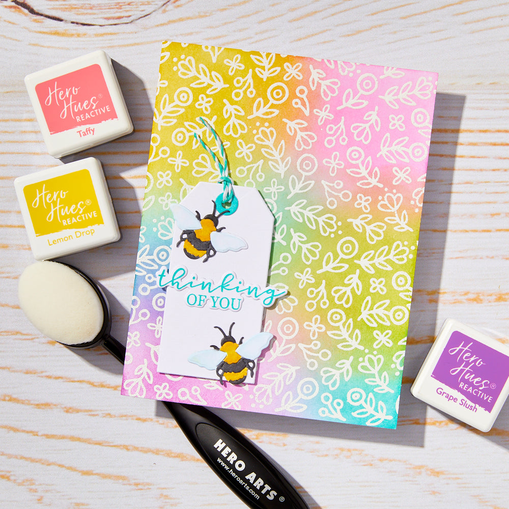 Hero Arts Whimsy Floral Cling Rubber Stamp