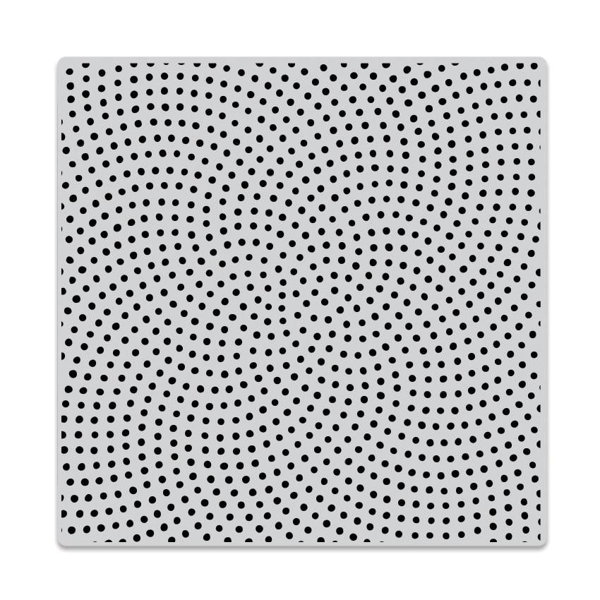 Hero Arts Dot Moire Bold Prints Cling Rubber Stamp